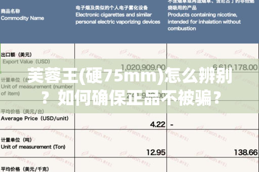 芙蓉王(硬75mm)怎么辨别？如何确保正品不被骗？